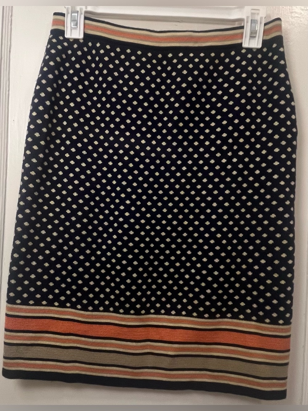Anthropologie Sparrow Geometric Knit Pencil Skirt - Size Small